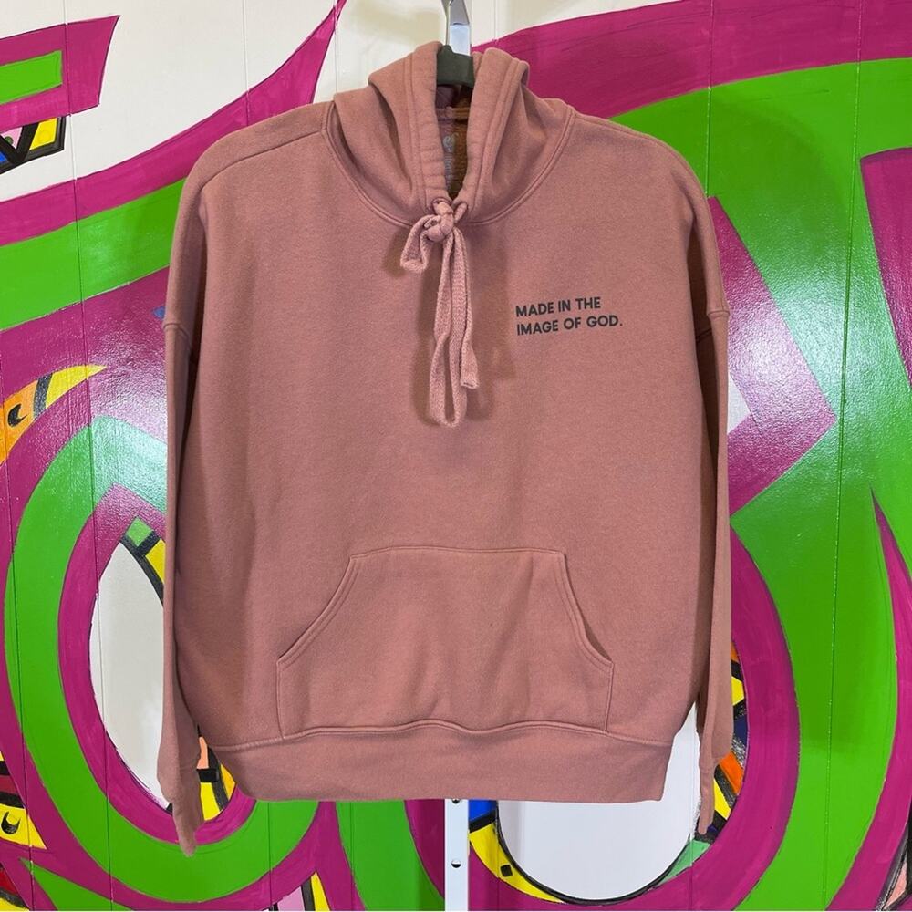 EF, Made in the Image of God, Fuchsia Hoodie. Size Small. Excellent condition!